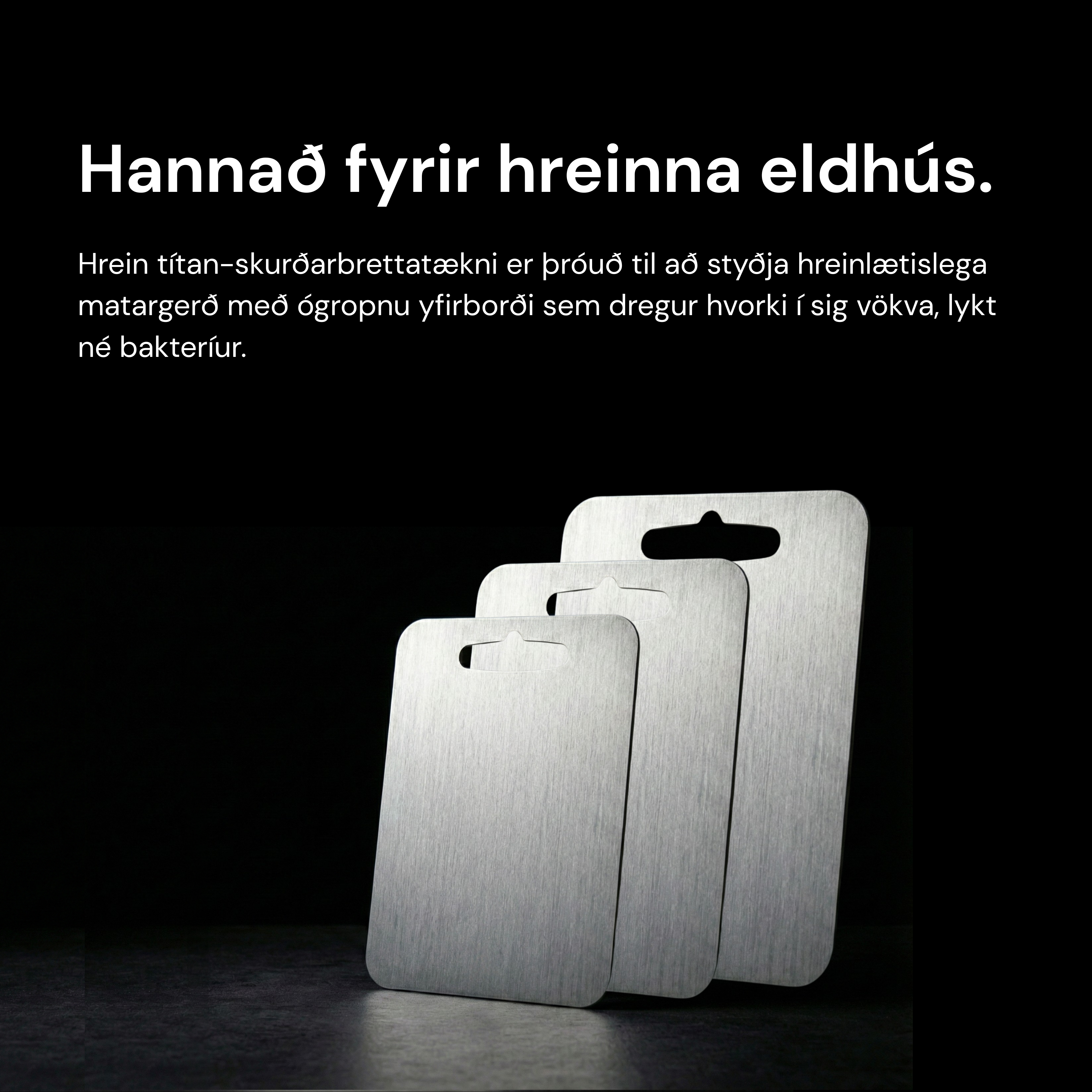 Skurðarbretti úr títan