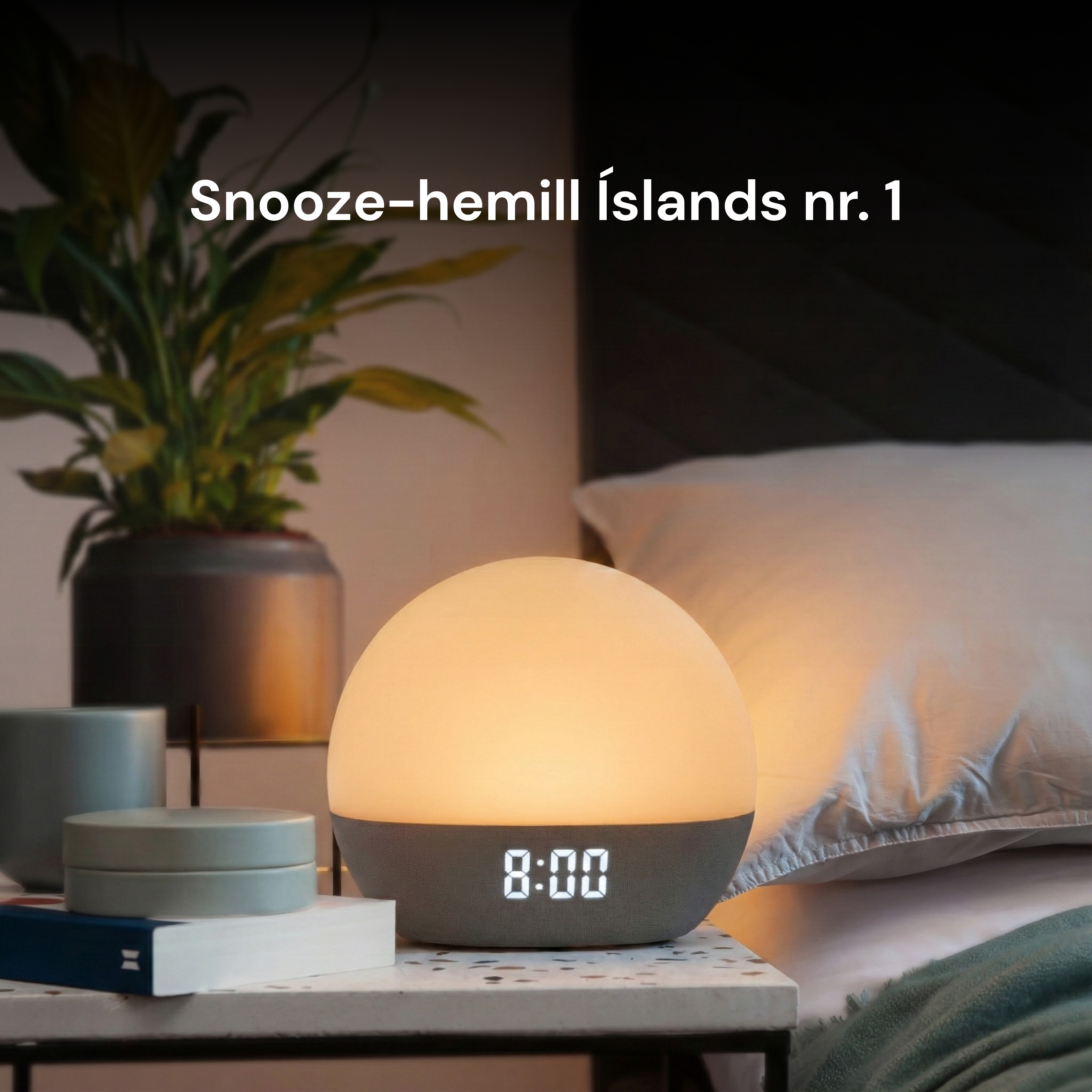 Sólarupprásar-vakningarklukka